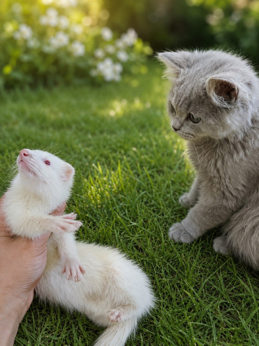 prachtige albino fretpups zoeken een liefdevolle thuis, Fret, Mei, Meerdere dieren, Tam
