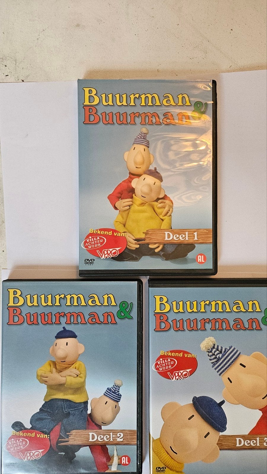 Buurman & Buurman DVD Box - Deel 1, 2 en 3, Animatie, Alle leeftijden, Tv-serie, Zo goed als nieuw
