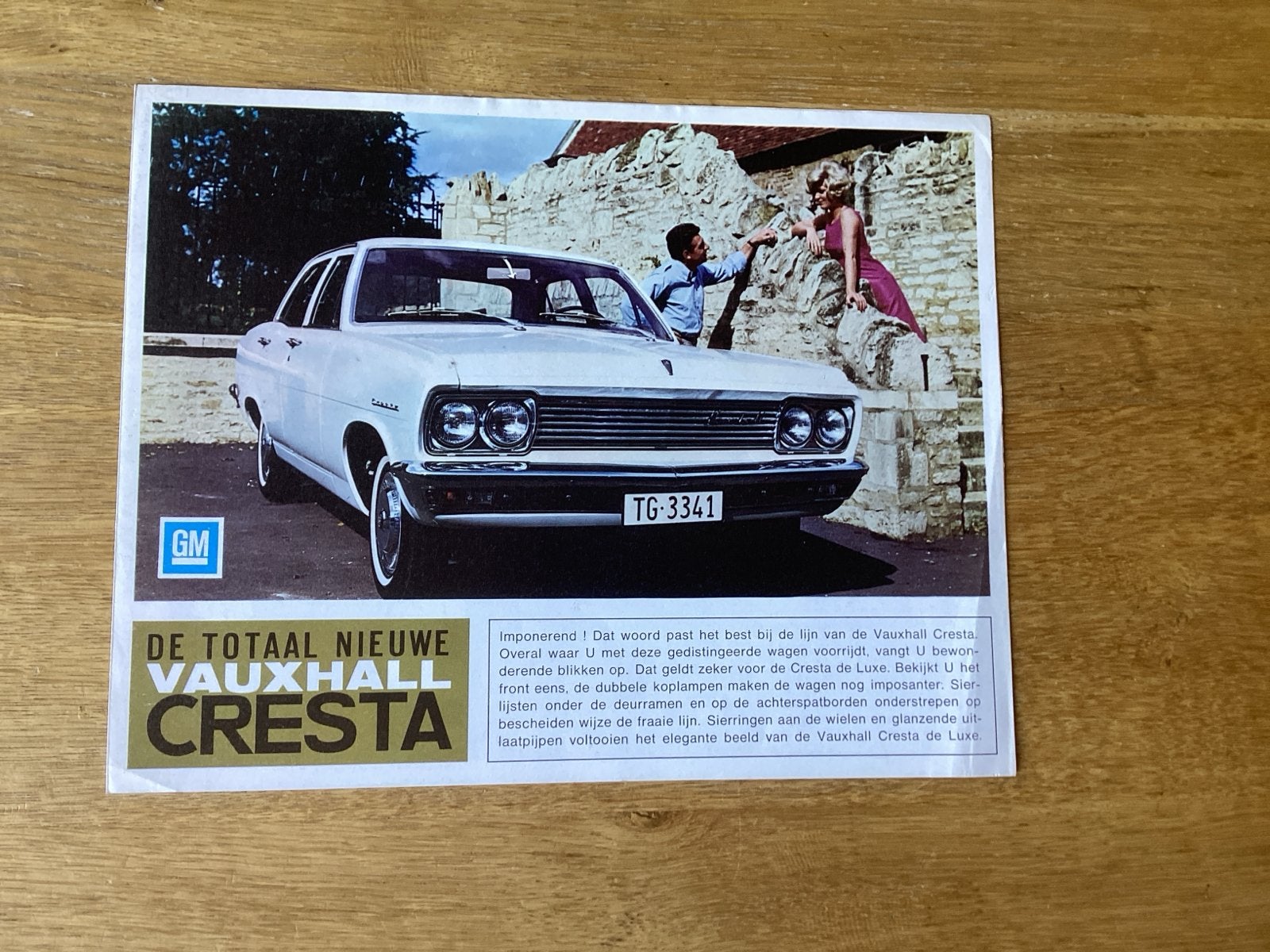 Vauxhall Cresta De Luxe brochure (1965), Ophalen of Verzenden, Zo goed als nieuw, Overige merken