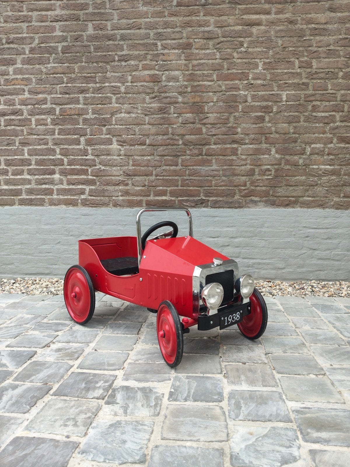 Vintage Rode Trapauto, Ophalen, Zo goed als nieuw
