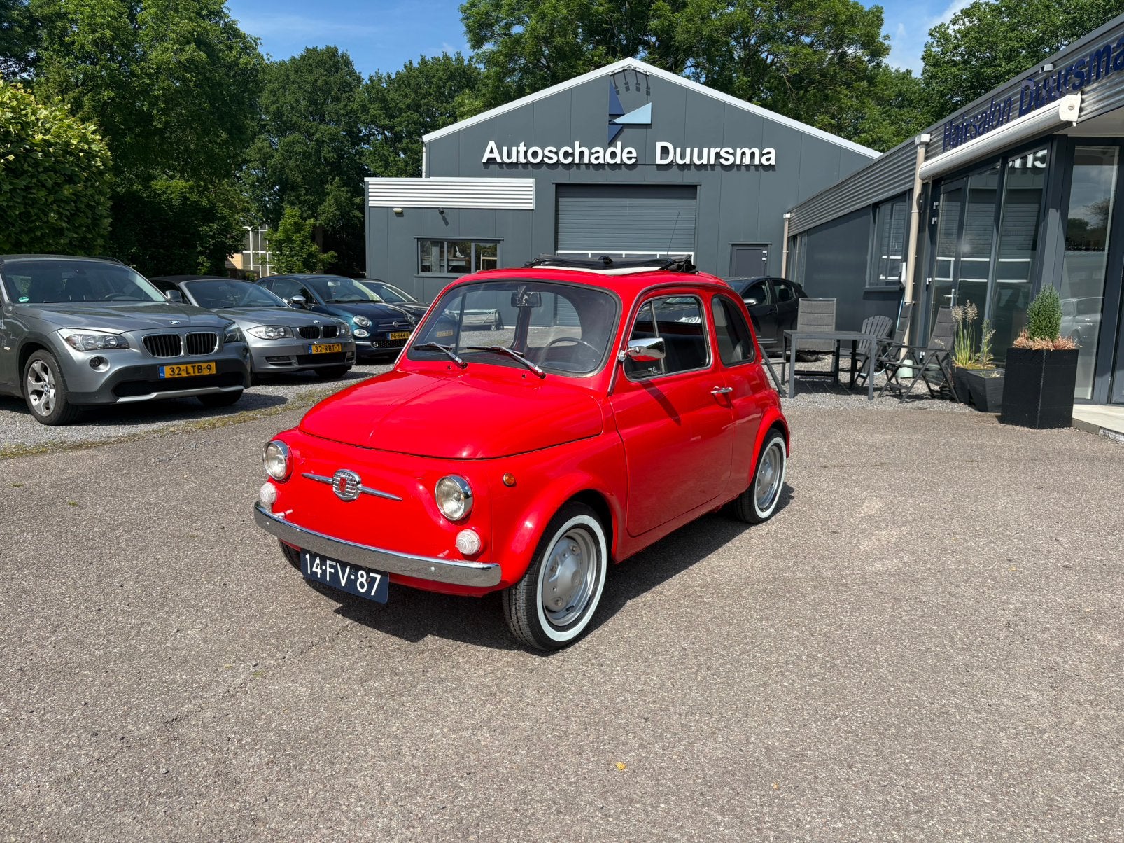 Fiat 500 R | 1975 | 600cc | Zeer nette staat |, Auto's, Automaat, 512 kg, Zwart, Origineel Nederlands