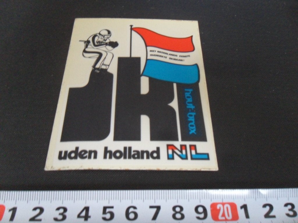 sticker Uden Holland SKI  Hout - Brox, Ophalen of Verzenden, Zo goed als nieuw