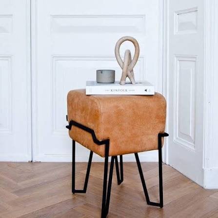 Kruk Bokk cognac leer Ka-Lai Chan Puik Design div kleuren, Huis en Inrichting, 60 tot 90 cm, Nieuw, Leer, Ophalen of Verzenden