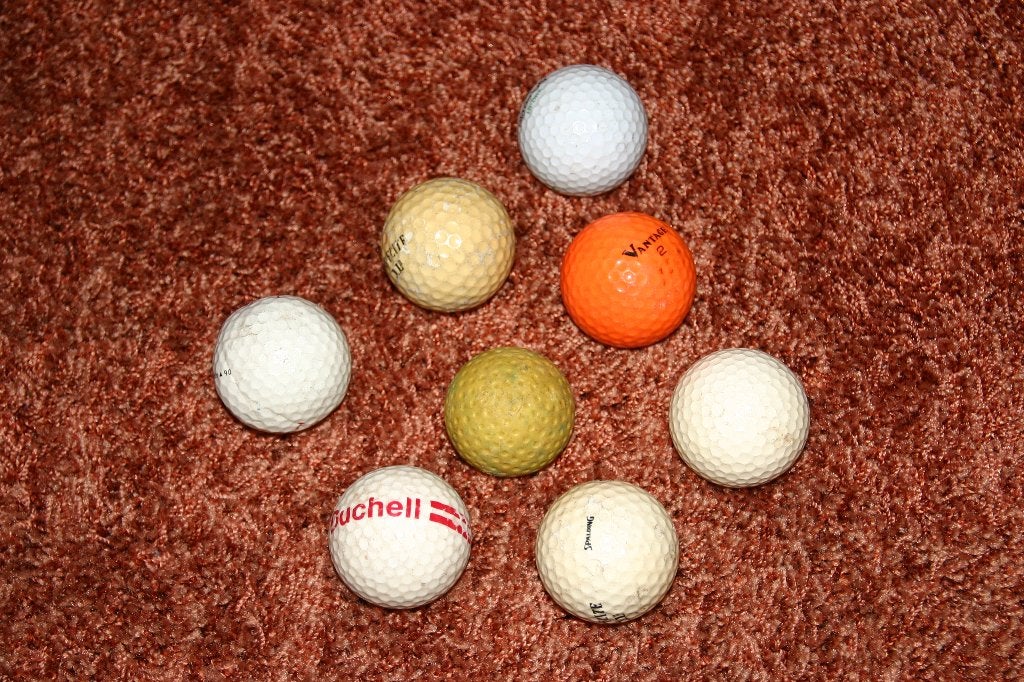 8 Golfballetjes z.g.a.n., Ophalen of Verzenden, Zo goed als nieuw