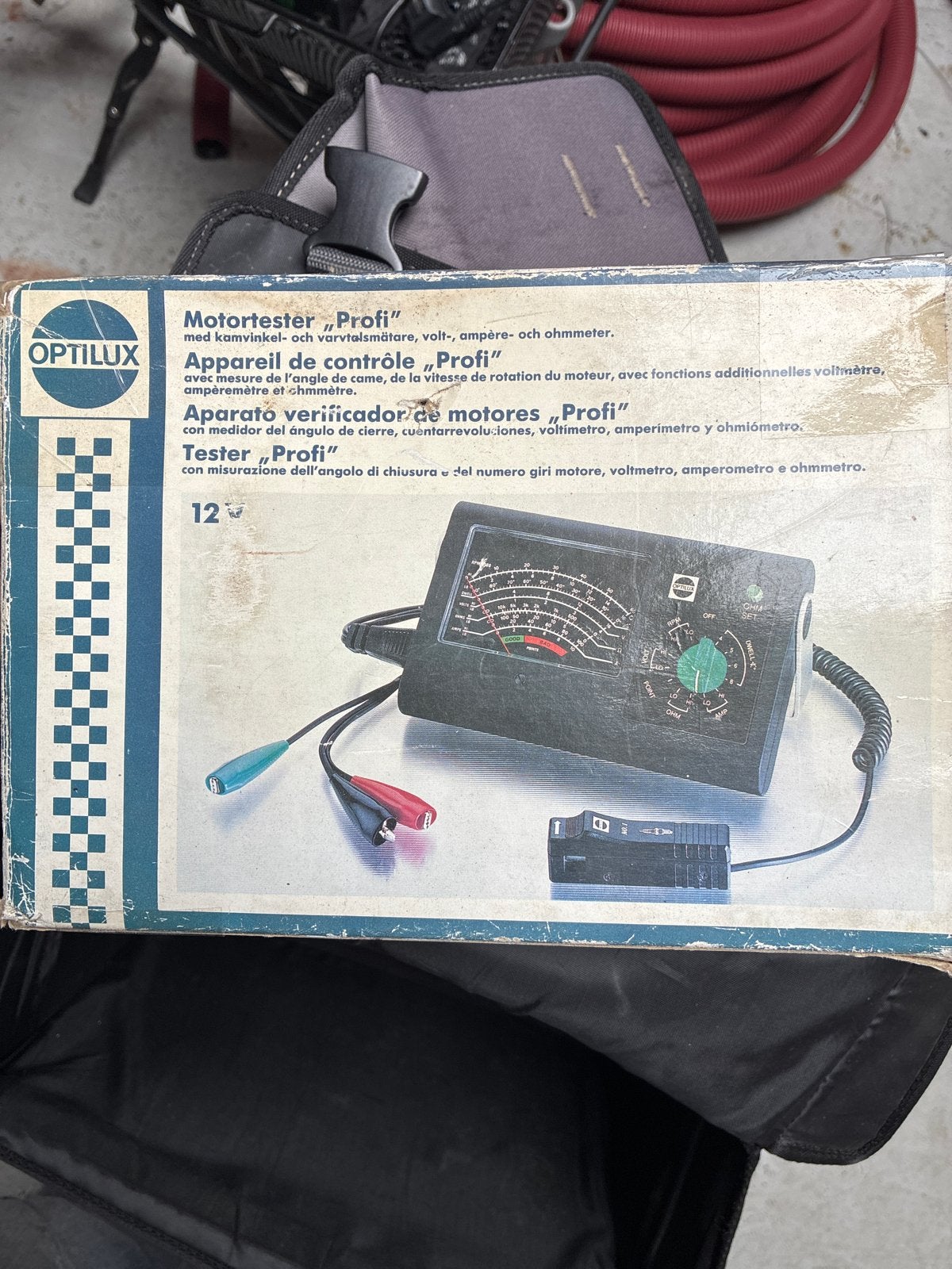 Optilux Motortester "Profi" - Vintage Auto Diagnostiek, Auto-onderdelen, Ophalen of Verzenden, Gebruikt, Oldtimer onderdelen