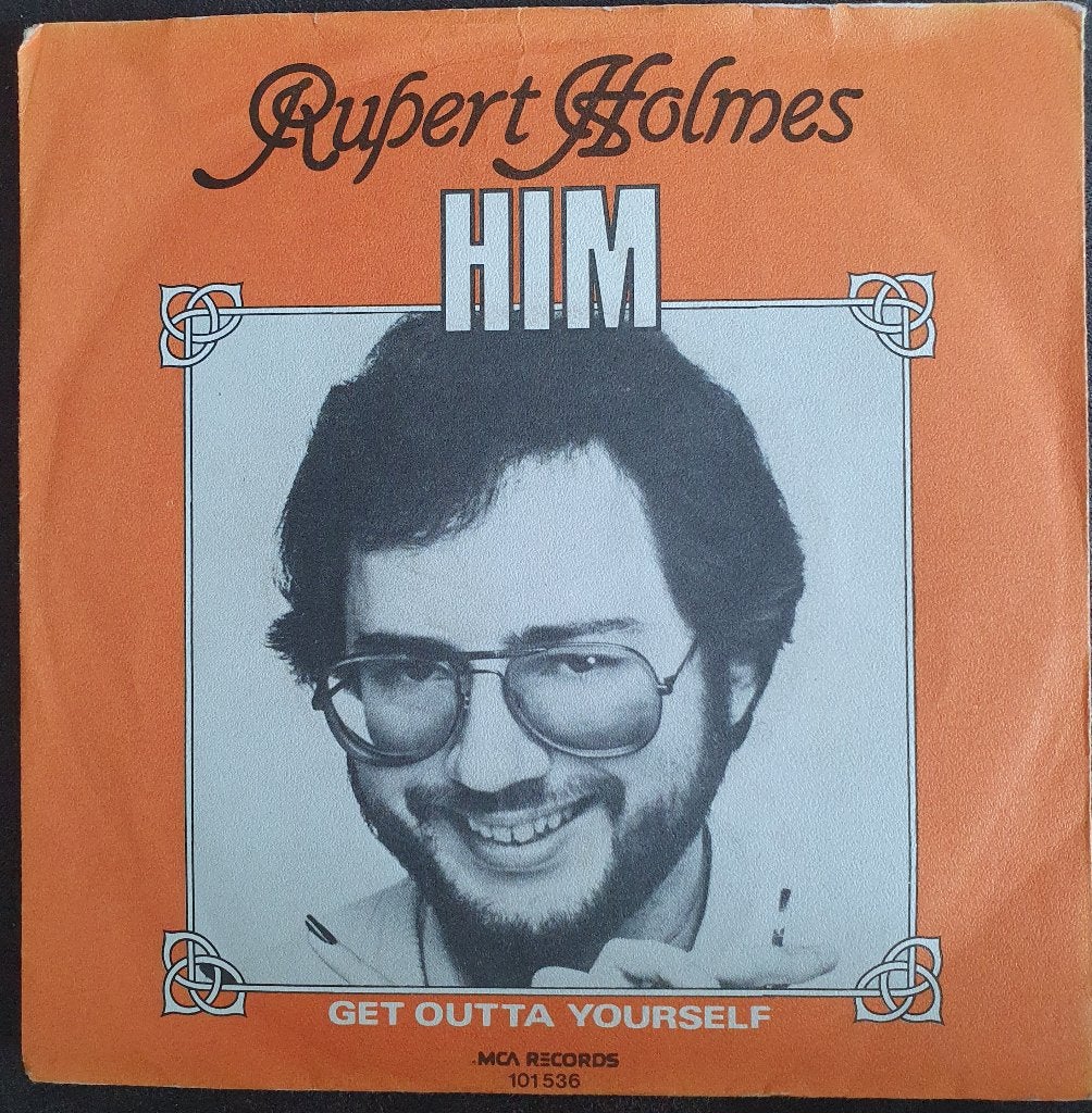 Rupert Holmes - Him, Cd's en Dvd's, Gebruikt, Verzenden, 7 inch, Beschermende buitenhoes