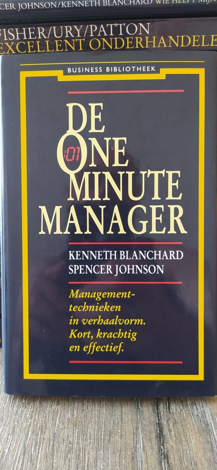 De One Minute Manager - Managementtechnieken, Ophalen of Verzenden, Zo goed als nieuw, Management, Kenneth Blanchard, Spencer Johnson
