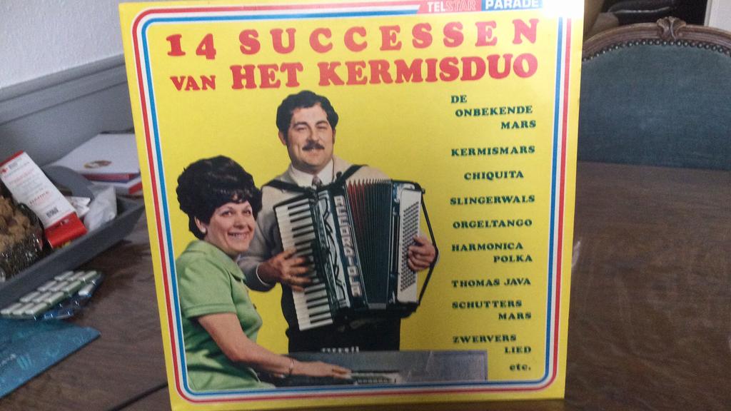 Telstar Het Kermisduo Telstar lp, Ophalen of Verzenden, Gebruikt, Overige formaten, Levenslied of Smartlap