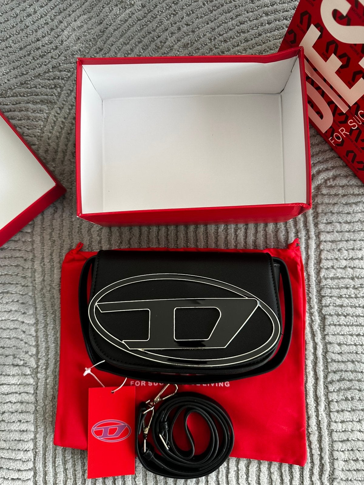 Diesel tas, Ophalen of Verzenden, Zo goed als nieuw, Zwart
