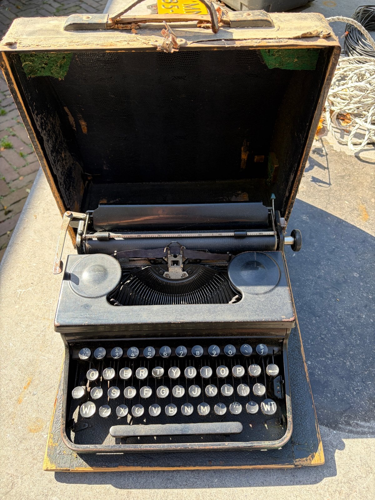 Oude mechanische typmachine, Ophalen of Verzenden