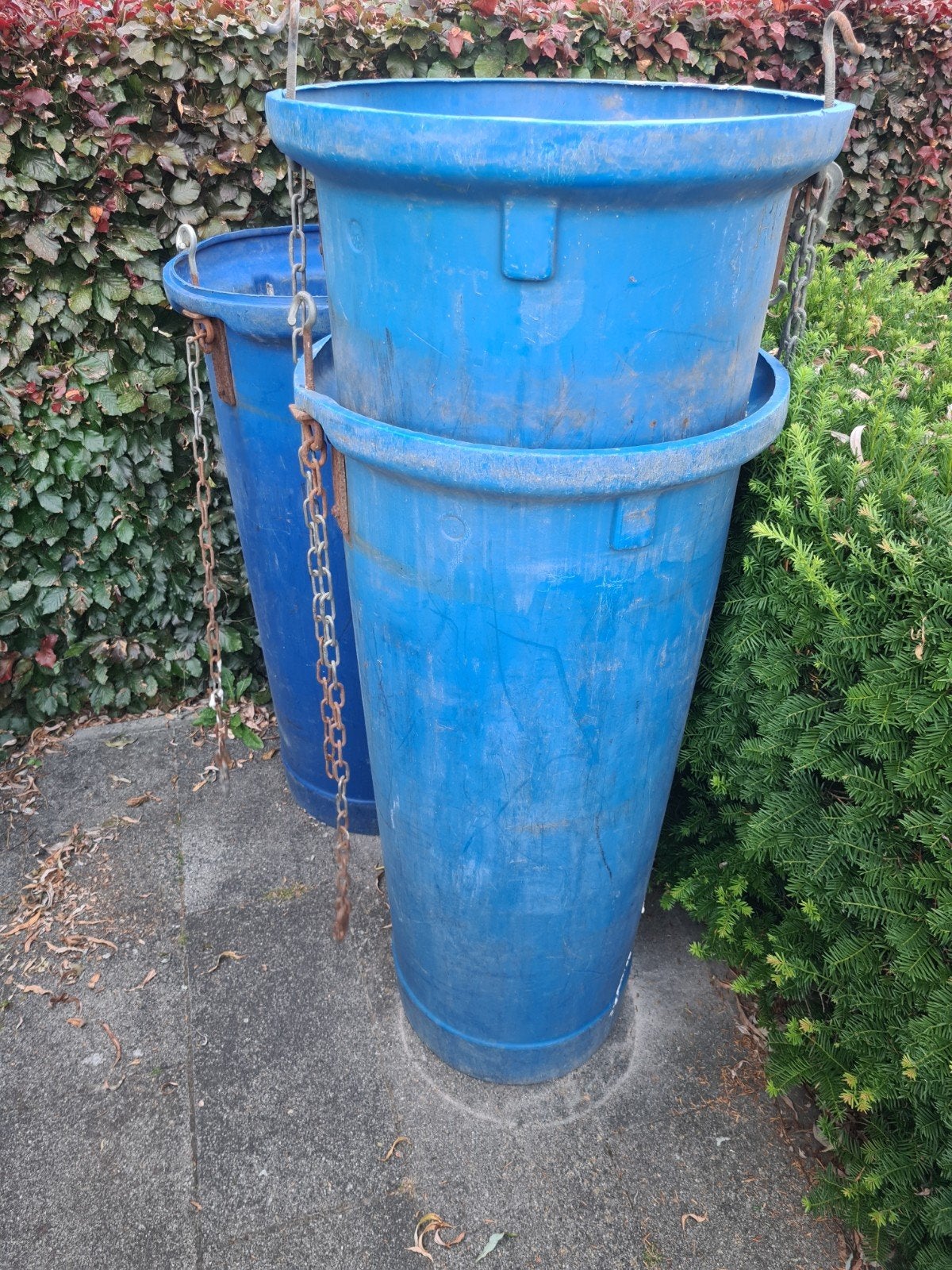 3 Stortkokers - Blauw, Ophalen, Gebruikt