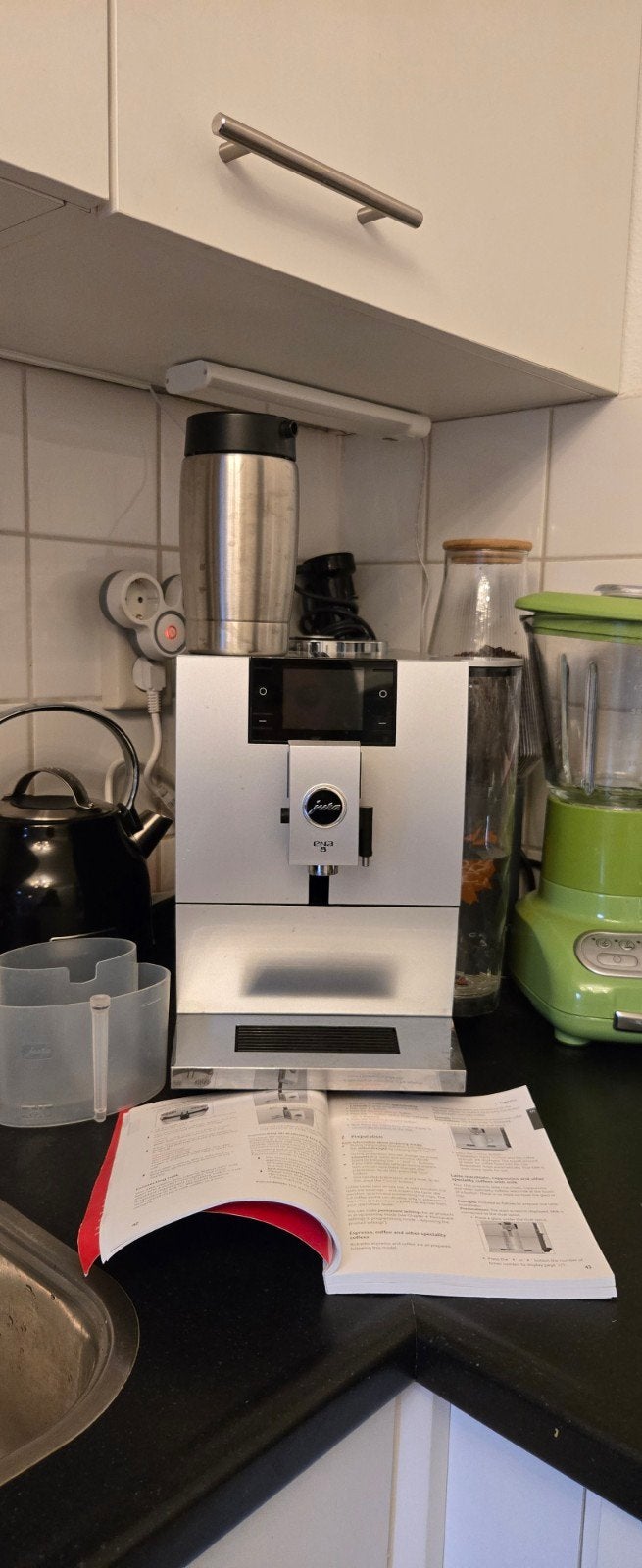 Jura ena 8, Ophalen, Koffiemachine