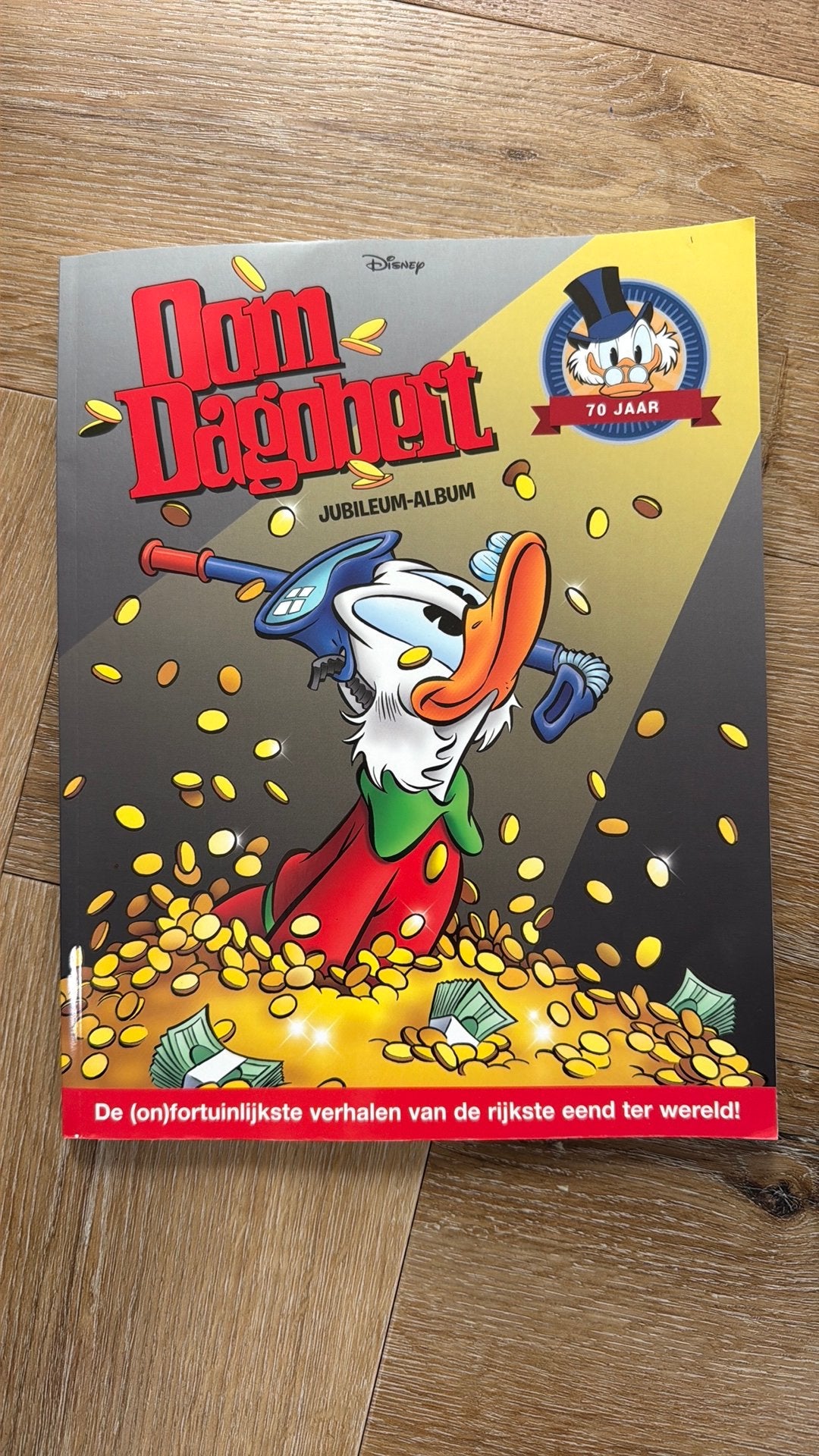 Dagobert Duck jubileumalbum, Boeken, Eén stripboek, Ophalen of Verzenden, Zo goed als nieuw