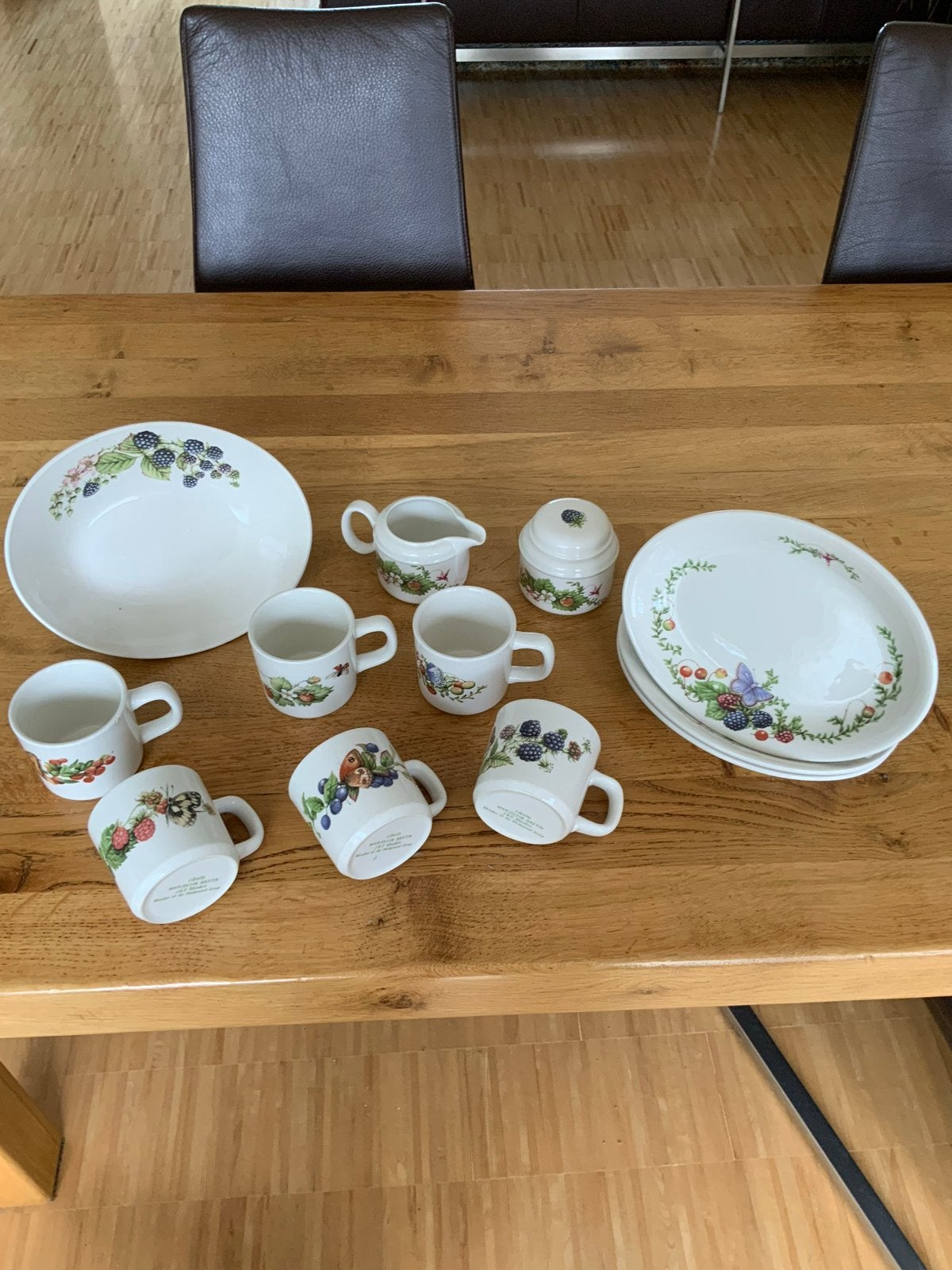 Theeservies Marjolein Bastin Libelle - J&G Meakin Wedgwood, Huis en Inrichting, Keuken | Servies, Gebruikt, Keramiek, Landelijk/Boerenbont