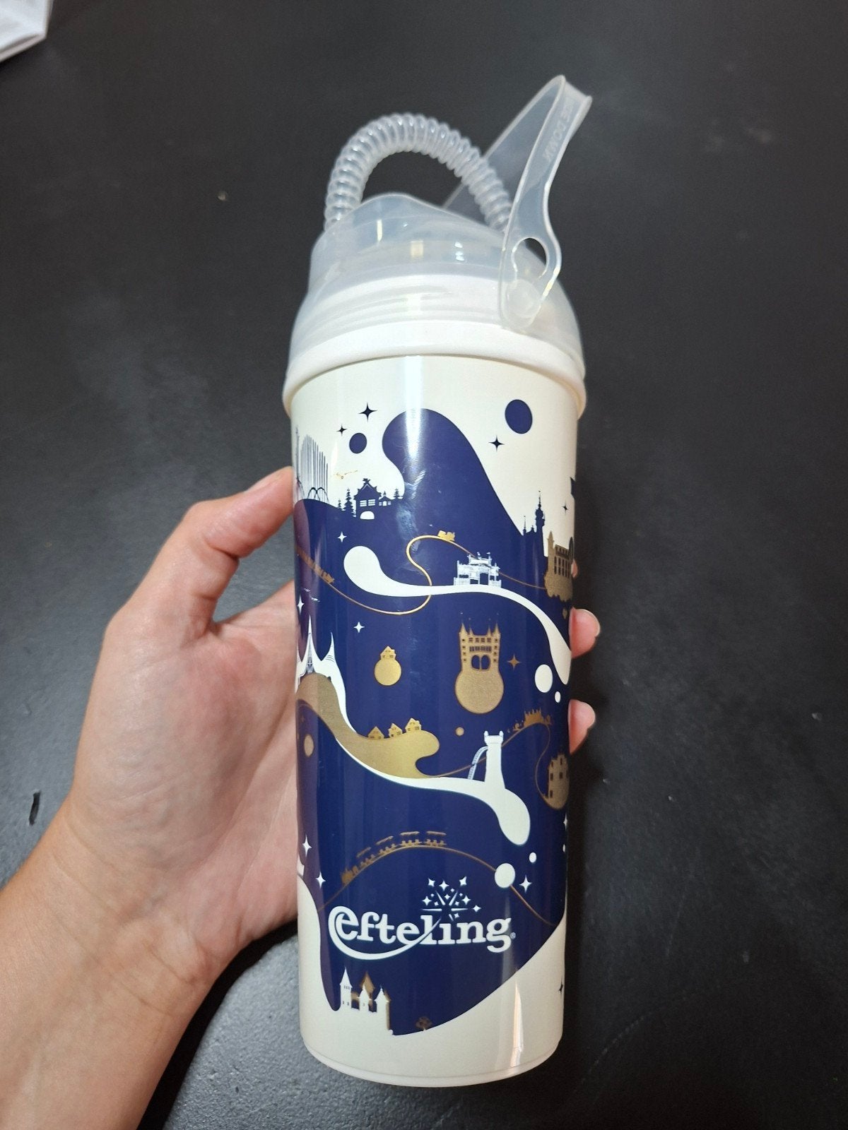 Efteling Coca-Cola Freestyle Drinkbeker met rietje, Verzamelen, Efteling, Ophalen of Verzenden, Nieuw, Gebruiksvoorwerp