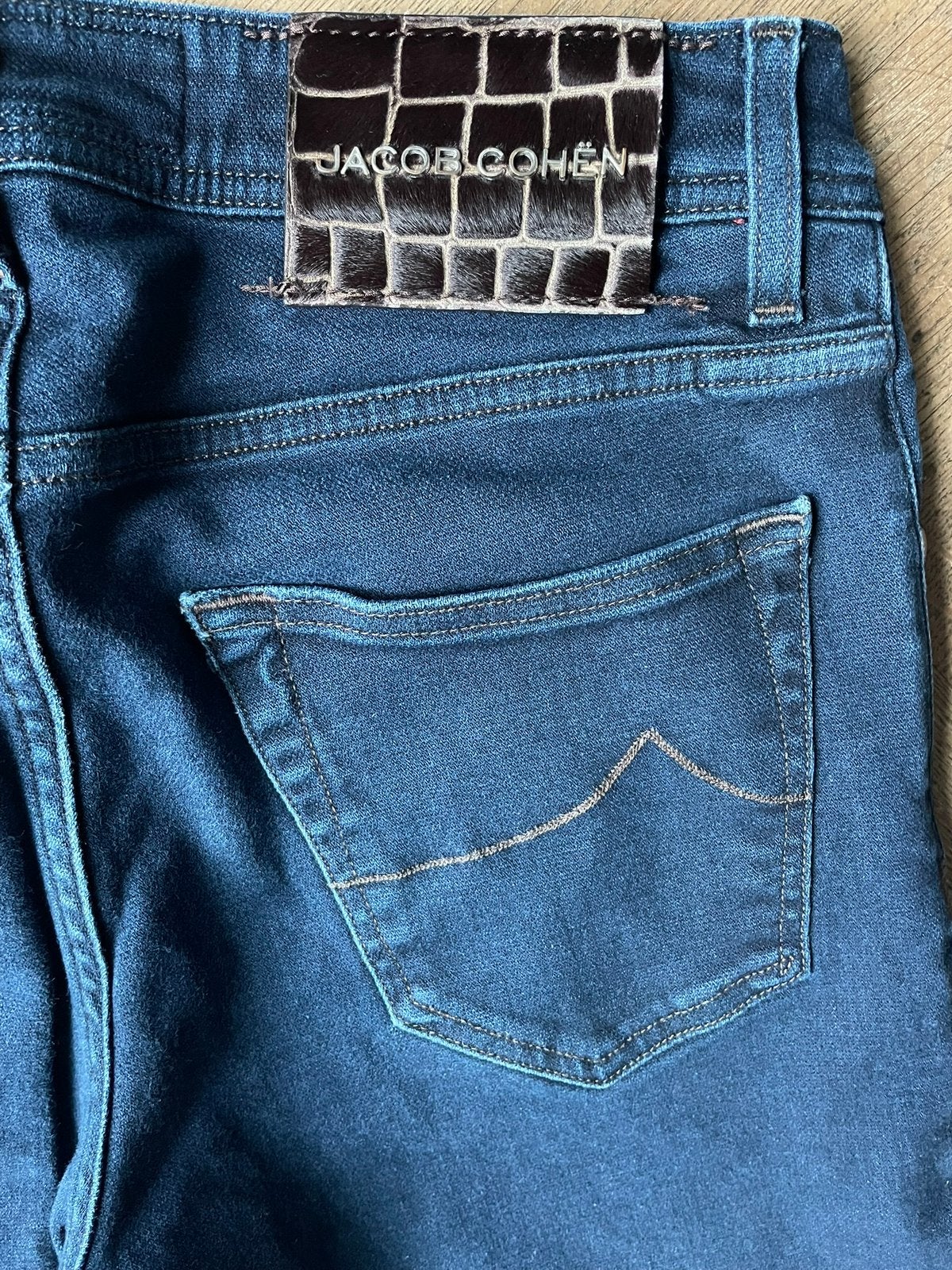 ZGAN Jacob Cohen J622C jeans maat 30, ingekort, Ophalen of Verzenden, Zo goed als nieuw, Blauw, W32 (confectie 46) of kleiner
