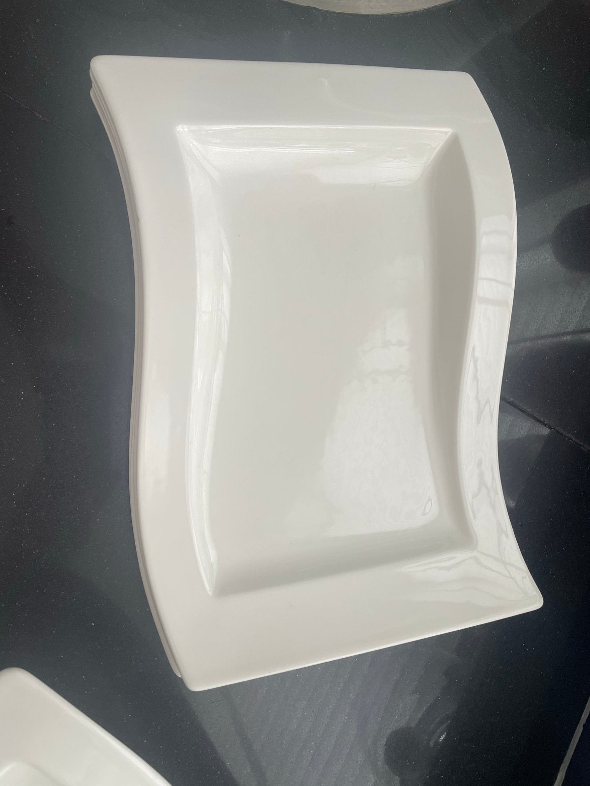 Villeroy & Boch NewWave 4 serveerborden en schaal, Gebruikt, Villeroy & Boch, Ophalen of Verzenden, Bord(en)