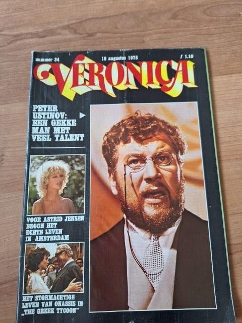 Veronica 1978 Peter Ustinov AC/DC Telly Savalas Rob de Nijs, Boeken, Tijdschriften en Kranten, Verzenden, Gelezen, Overige typen