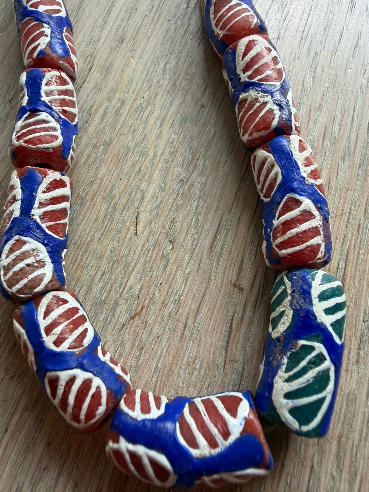 Trade beads ketting, Verzenden, Zo goed als nieuw, Overige materialen