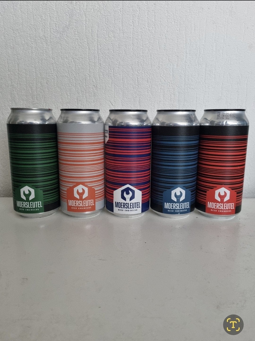 5x moersleutel barcode barrel aged stout bier, Verzamelen, Ophalen of Verzenden, Overige merken