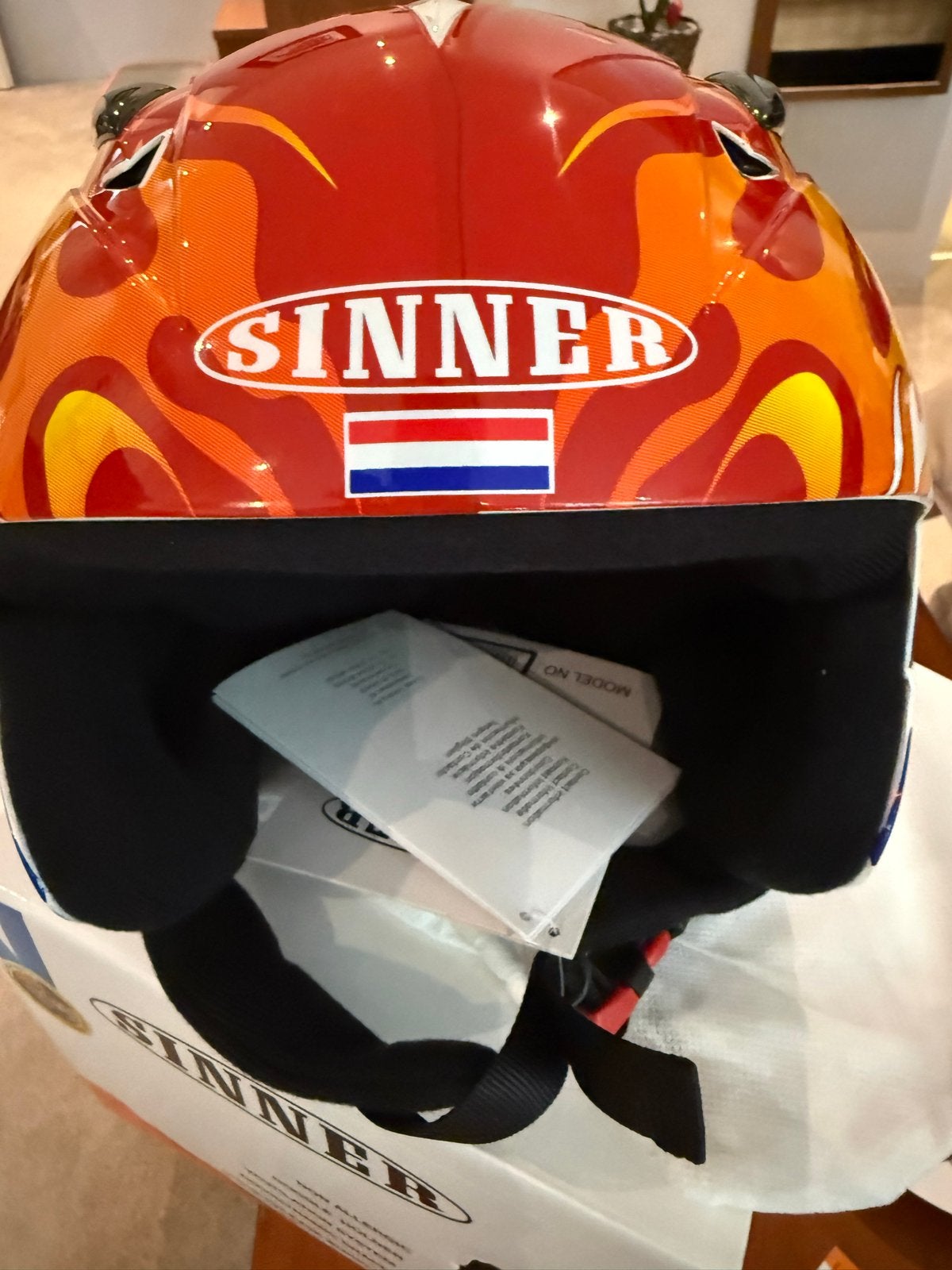 Sinner Navigator World Champion skihelm - gesigneerd, Overige merken, Overige typen, Nieuw, Ophalen of Verzenden