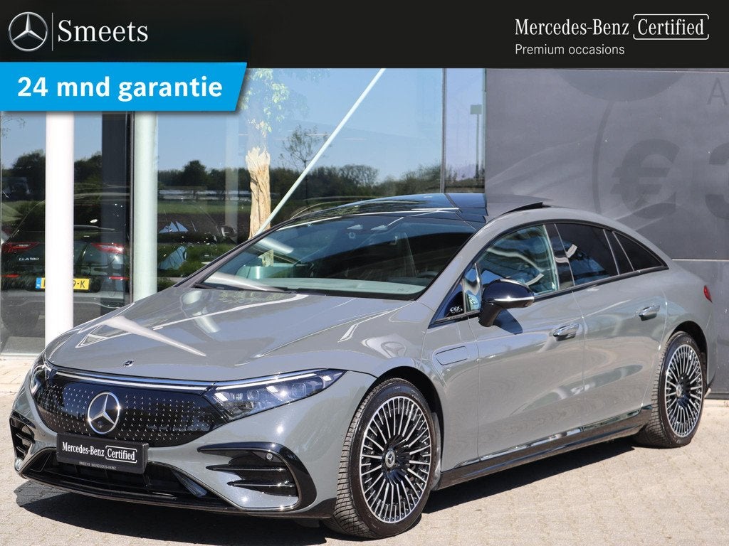 Mercedes-Benz EQS 450+ AMG Line 118 kWh, Auto's, Mercedes-Benz, Bedrijf, Te koop, EQS, 360° camera, ABS, Adaptive Cruise Control