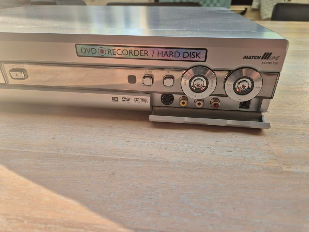 Philips Matchline HDRW 720 DVD Recorder / Hard Disk, Ophalen of Verzenden, Gebruikt, Harddiskrecorder, Met dvd-recorder