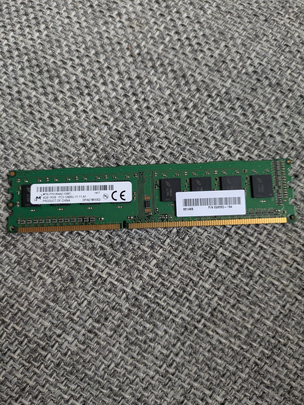 4gb DDR3, Computers en Software, Ophalen of Verzenden, DDR3, Desktop, 4 GB