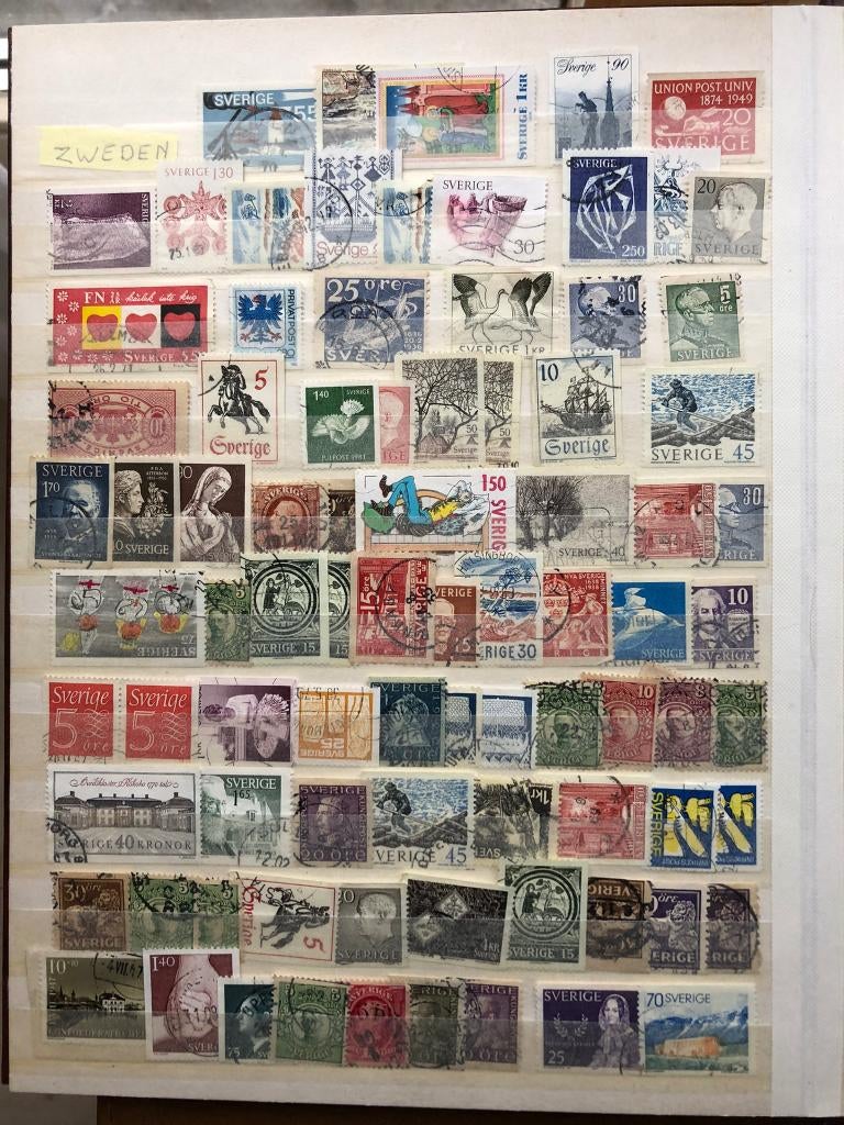 Postzegels Zweden, Ophalen of Verzenden, Zweden, Gestempeld