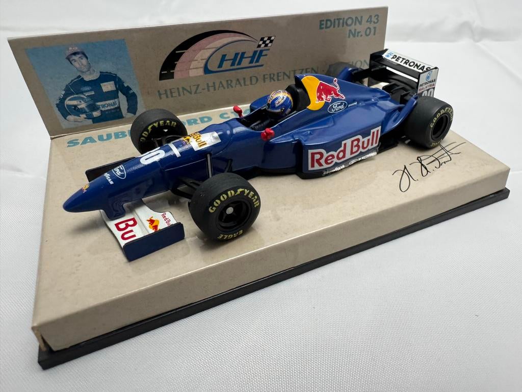 Minichamps 1:43 F1 Sauber Ford C14 Heinz Harald Frentzen, Ophalen of Verzenden, Zo goed als nieuw, Auto, MiniChamps