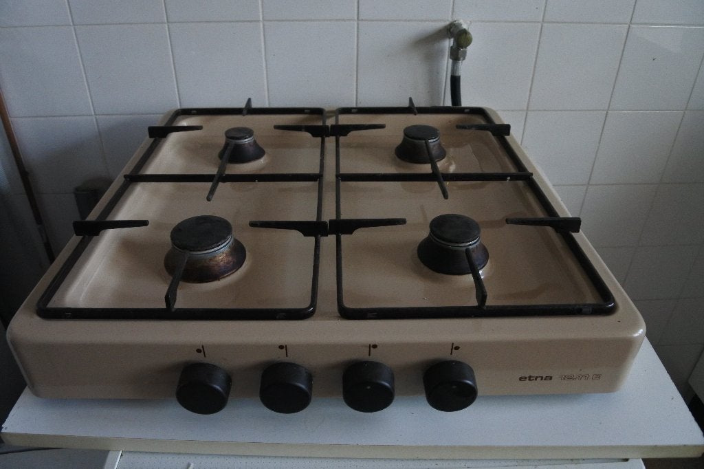 Etna Vintage gasstel, Witgoed en Apparatuur, Fornuizen, Ophalen, Gebruikt, Minder dan 85 cm, 4 kookzones