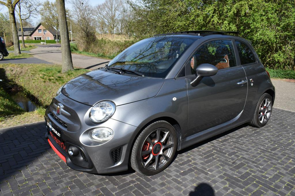 Fiat 500 1.4 T-Jet Abarth Turismo 146PK AUT. PANO NIEUWSTAAT, Auto's, 145 pk, Gebruikt, 4 cilinders, Met garantie (alle)