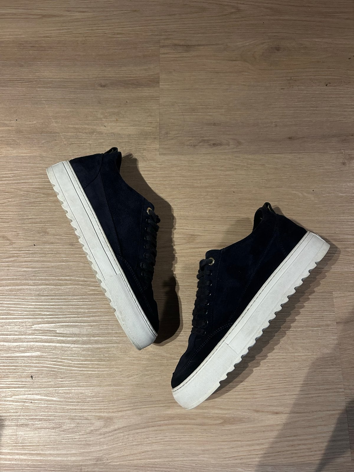 Mason Garments Navy sneakers - Maat 42, Kleding | Heren, Ophalen of Verzenden, Zo goed als nieuw, Blauw, Sneakers of Gympen
