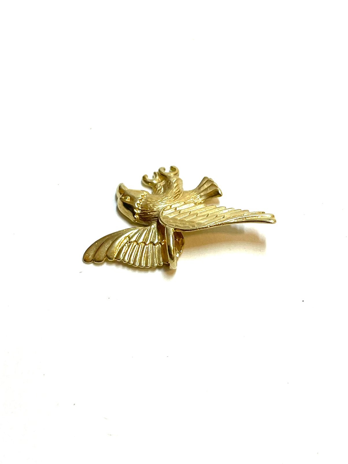 14k gouden adelaar hanger, -, -, Ophalen of Verzenden, Zo goed als nieuw