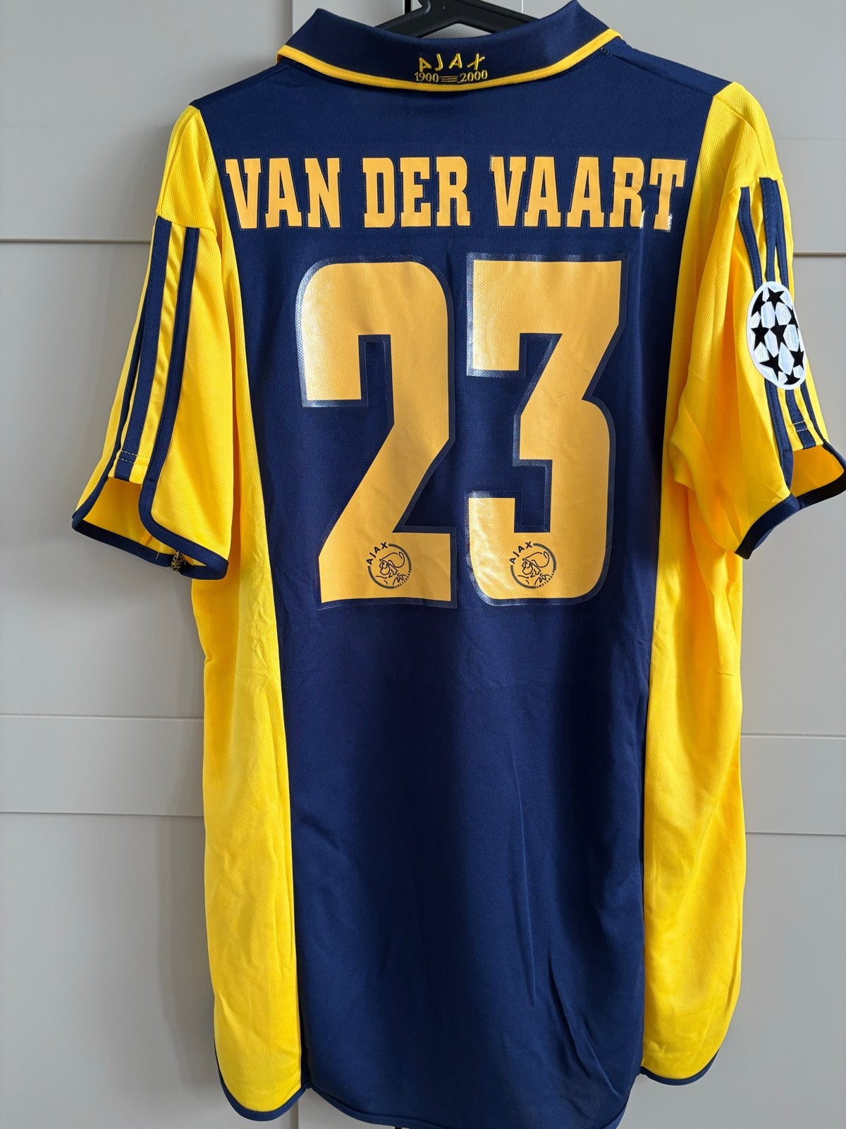 Retro Ajax Van der Vaart uitshirt adidas vintage abn amro, Maat L, Ophalen of Verzenden, Nieuw, Shirt