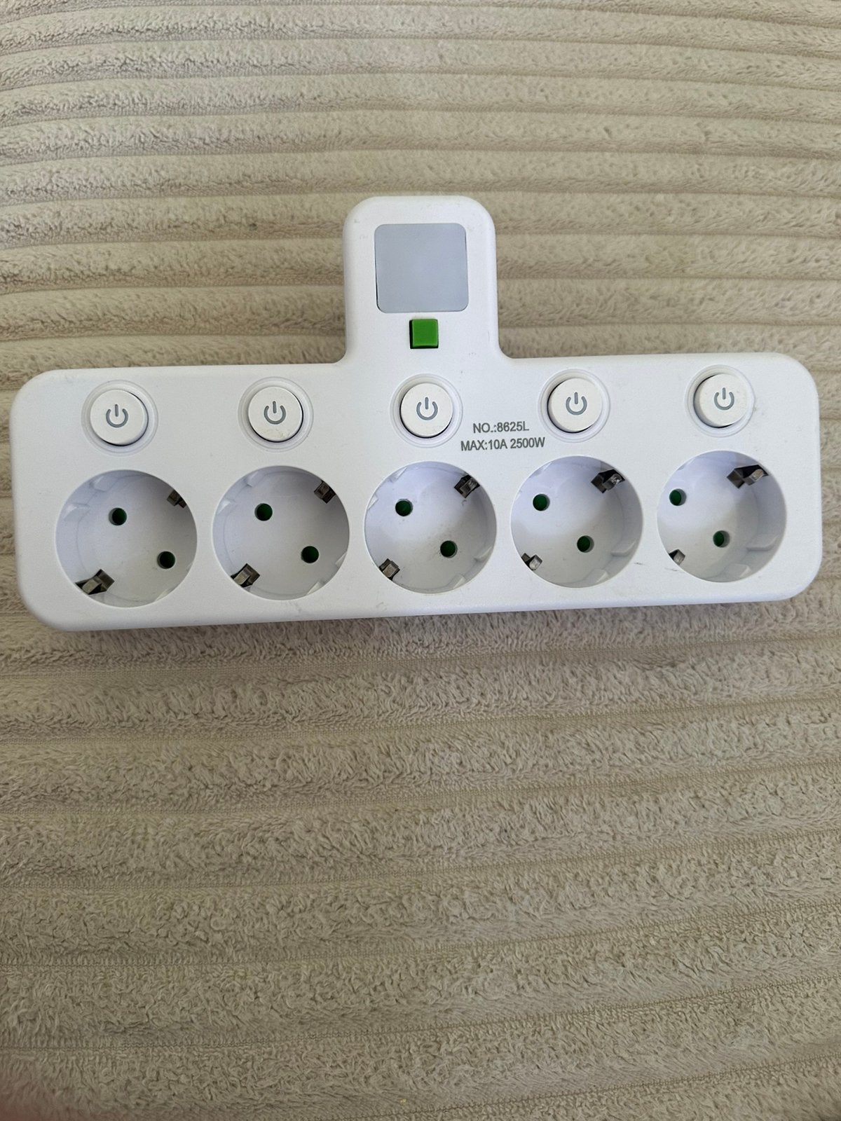4 polig geaard stopcontact met verlichting, Ophalen of Verzenden, Nieuw, Overige merken, Stopcontact