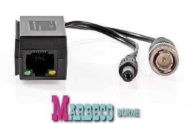 CCTV beveiligings Videobalun, Full HD - BNC+DC, RJ-45, Ophalen, Nedis, Nieuw, Marbeco