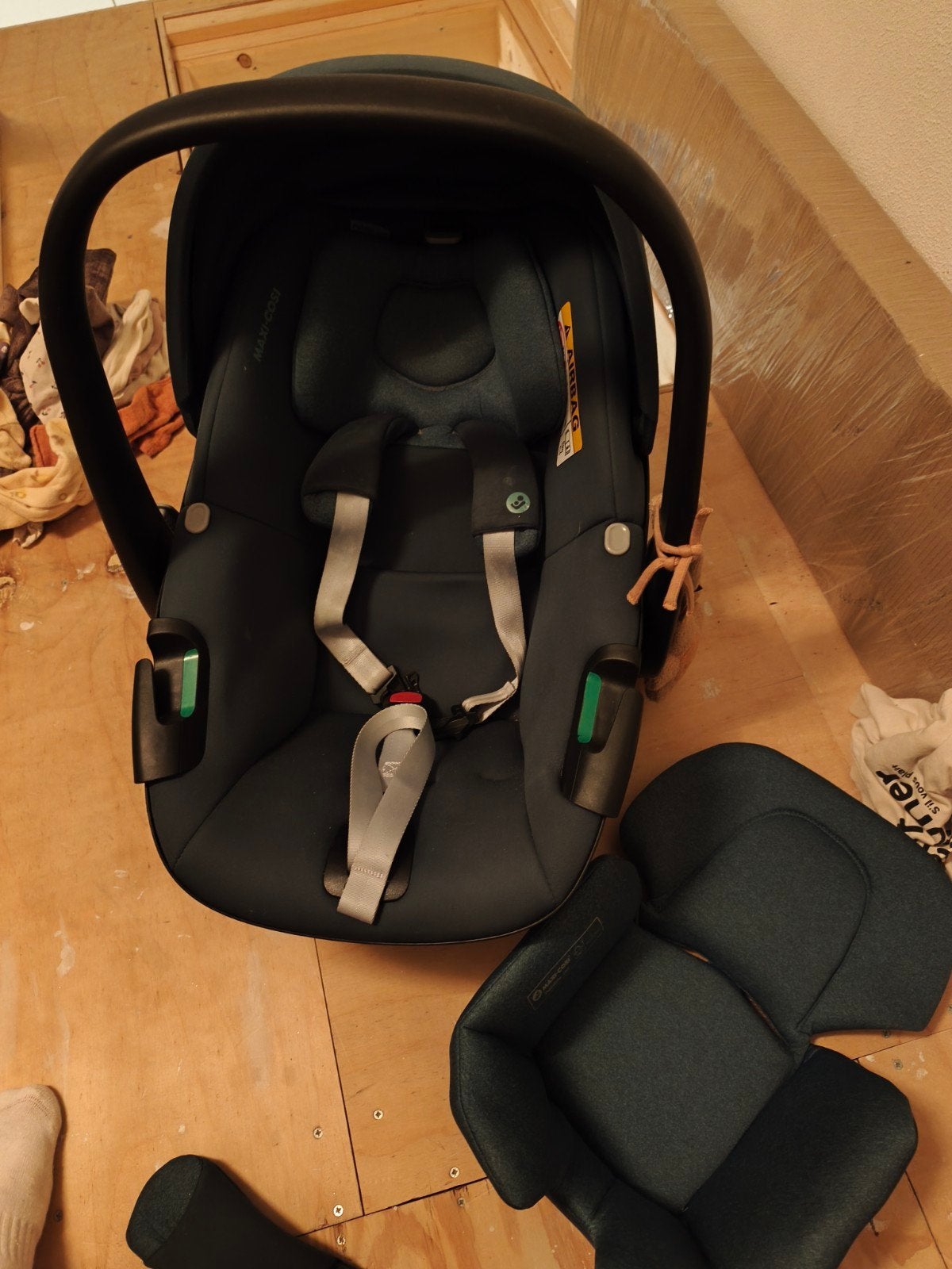 Maxi-Cosi Pebble 360 i Size - Groen incl zitverkleiner, Ophalen, Zo goed als nieuw, 0 t/m 13 kg, Maxi-Cosi