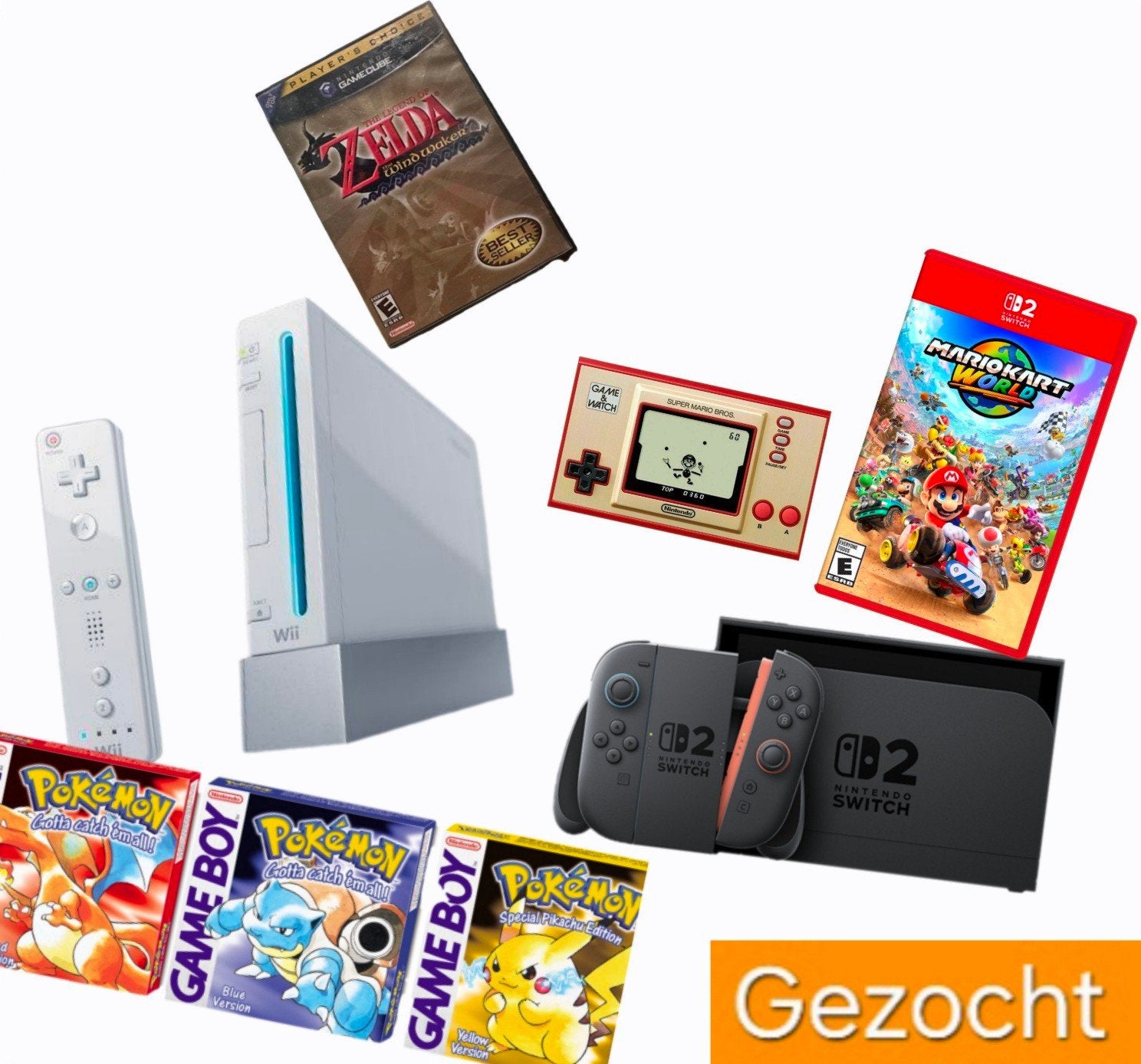 Gezocht: Nintendo Wii, Switch, Game Boy games en meer, 1 speler, Ophalen of Verzenden, Zo goed als nieuw, Vanaf 3 jaar