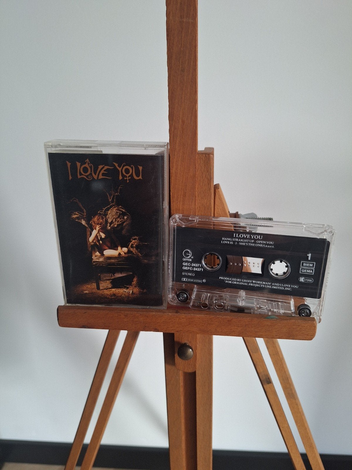 I Love You - Zeldzame Cassettebandje (Geffen Records), Cd's en Dvd's, 1 bandje, Ophalen of Verzenden, Zo goed als nieuw, Origineel