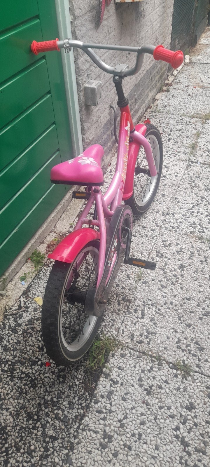 Roze kinderfiets Popal Little Miss - 16 inch, Ophalen of Verzenden, Gebruikt, 16 tot 20 inch, Popal