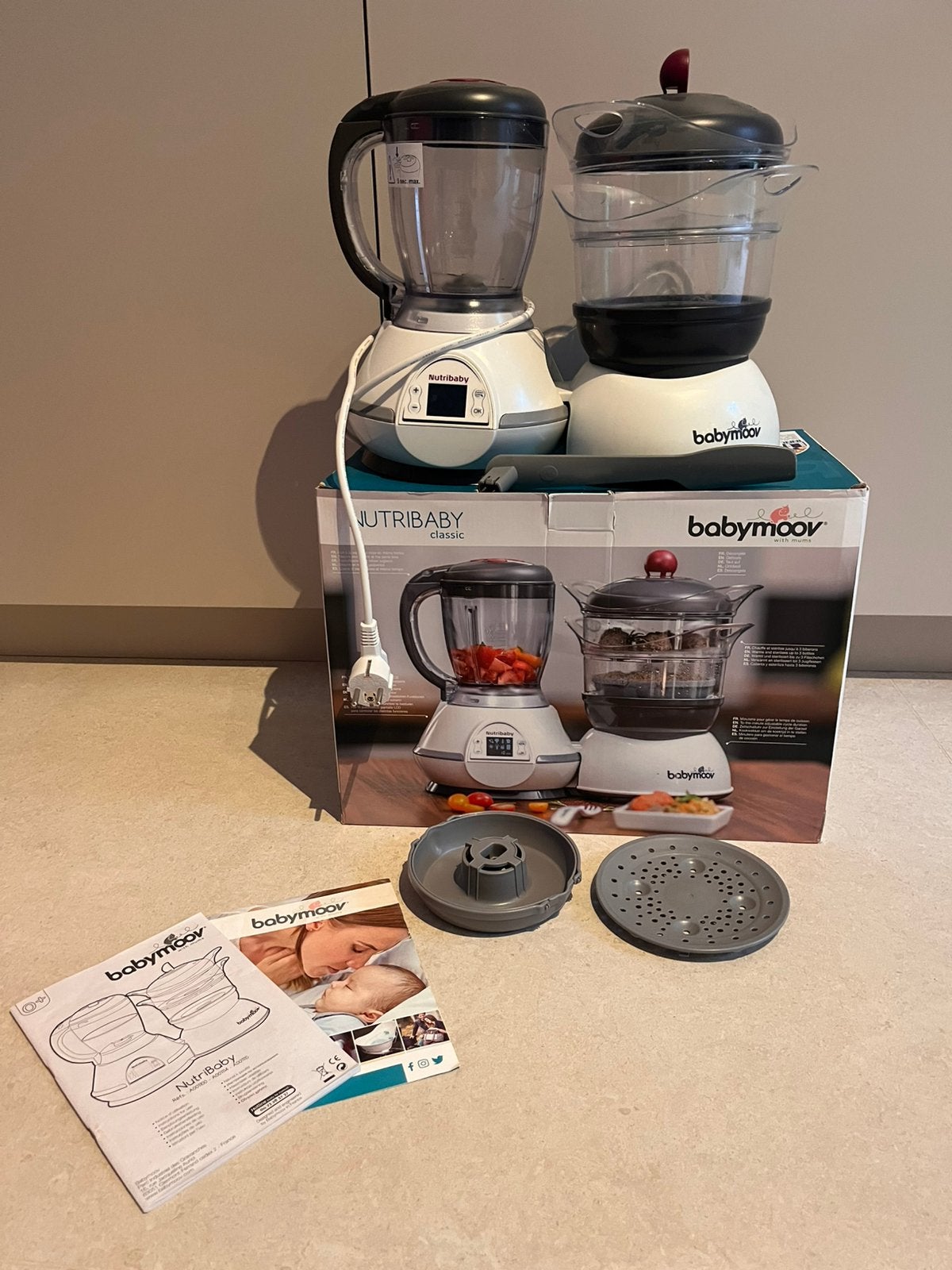 BabyMoov Nutribaby, Witgoed en Apparatuur, Keukenmixers, 4 liter of meer, Ophalen of Verzenden, 3 snelheden of meer