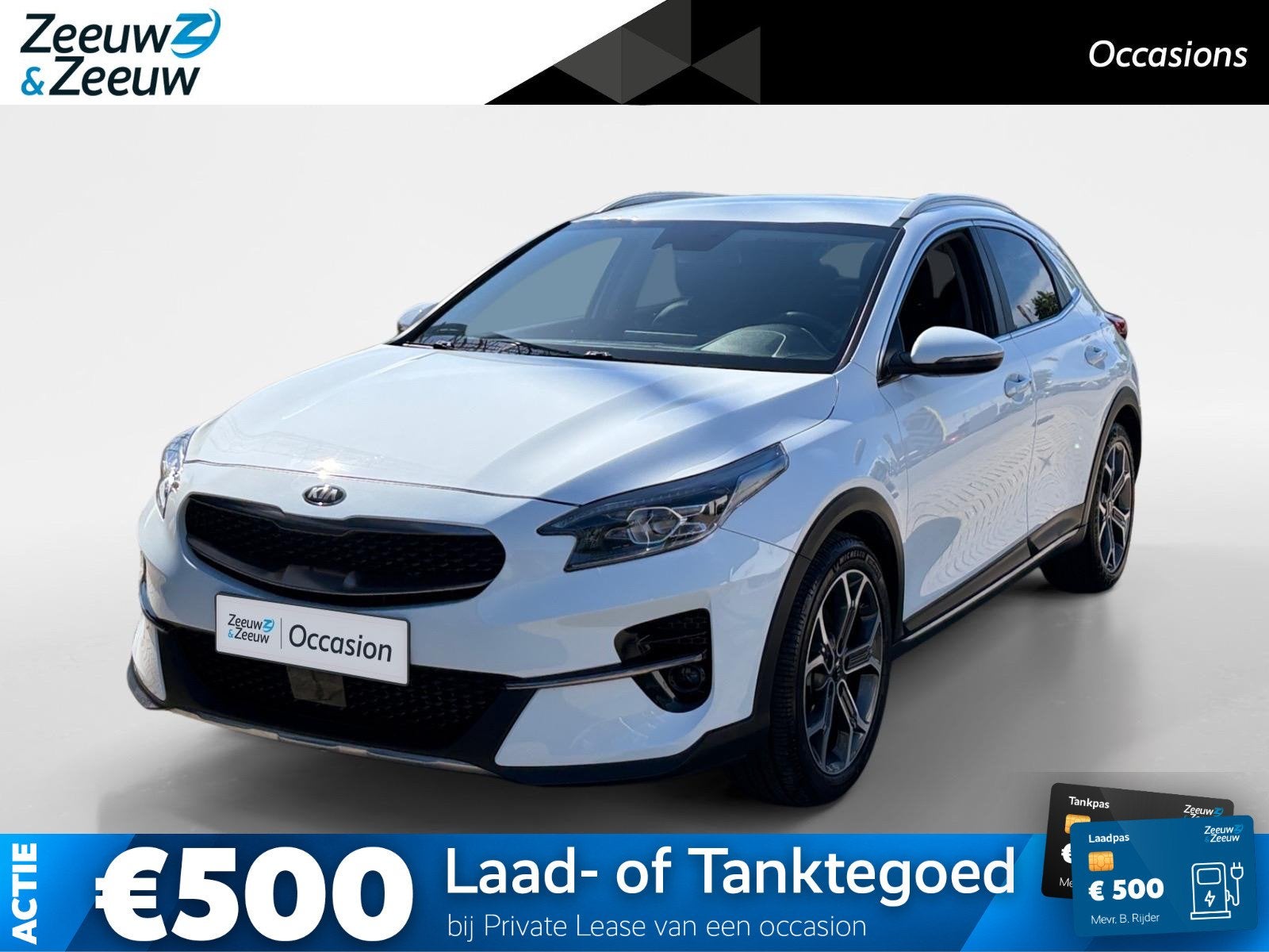 Kia XCeed 1.0 T-GDi DynamicPlusLine | Stoel- en stuurverwarm, Auto's, Voorwielaandrijving, Gebruikt, Euro 6, Leder en Stof