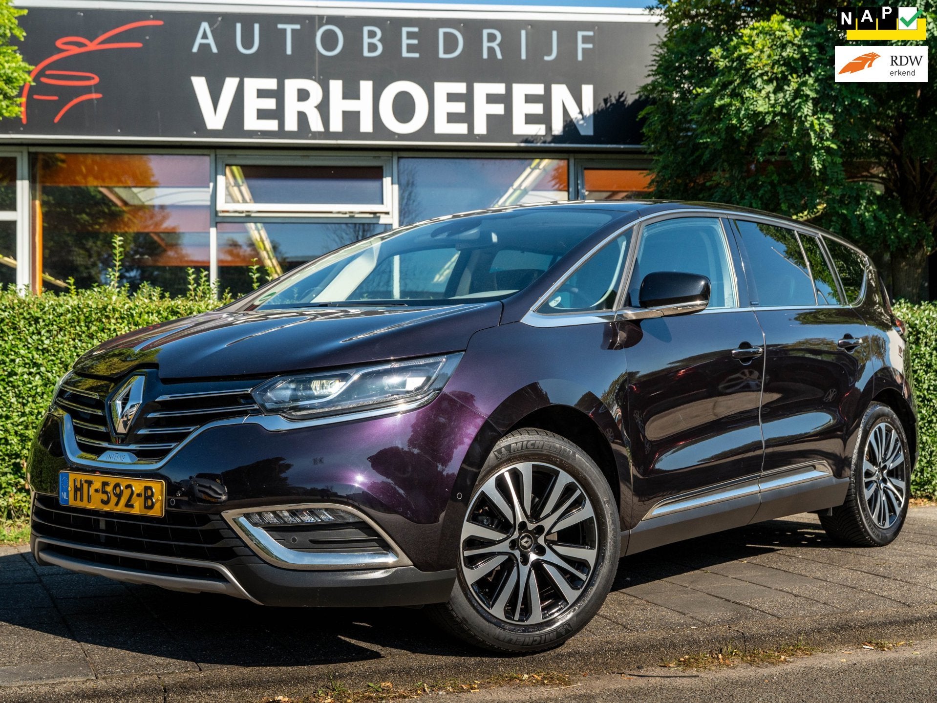 Renault Espace 1.6 TCe INITIALE PARIS | AUTOMAAT | PARKEER C, Auto's, 1618 cc, Gebruikt, 4 cilinders, 2000 kg