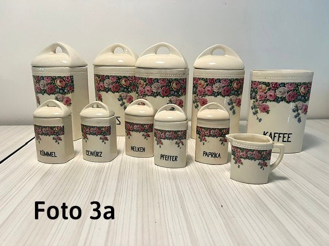 Voorraadpotten - Porselein/Keramisch - Vintage - Verzameling, Ophalen of Verzenden