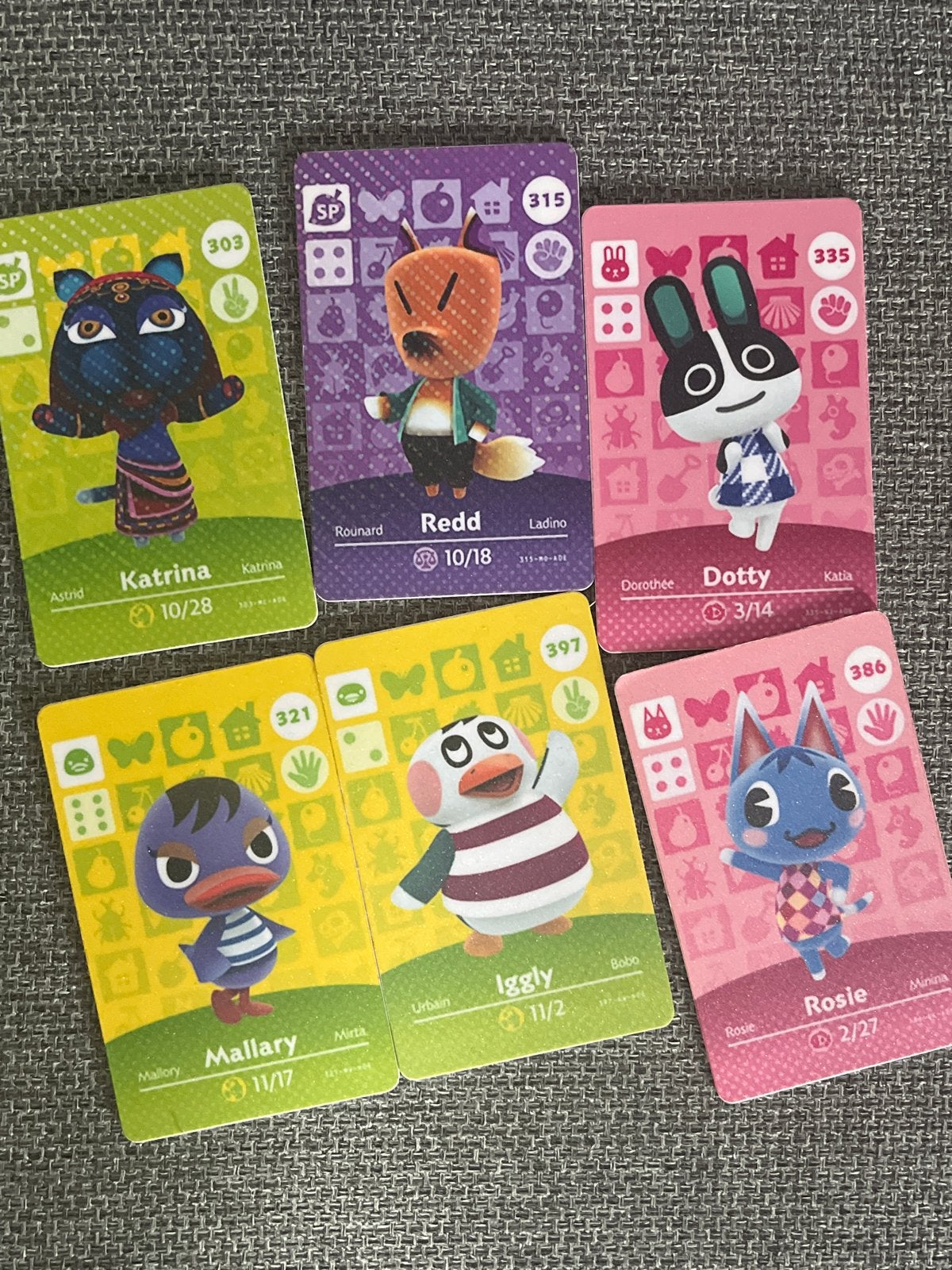Animal Crossing Amiibo Kaarten (Niet-officieel), Ophalen of Verzenden, Zo goed als nieuw, Meerdere kaarten