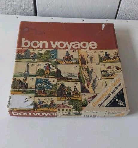Vintage 1973 spel Bon voyage 67 Ravensburg 602 5 304, Verzamelen, Ophalen of Verzenden