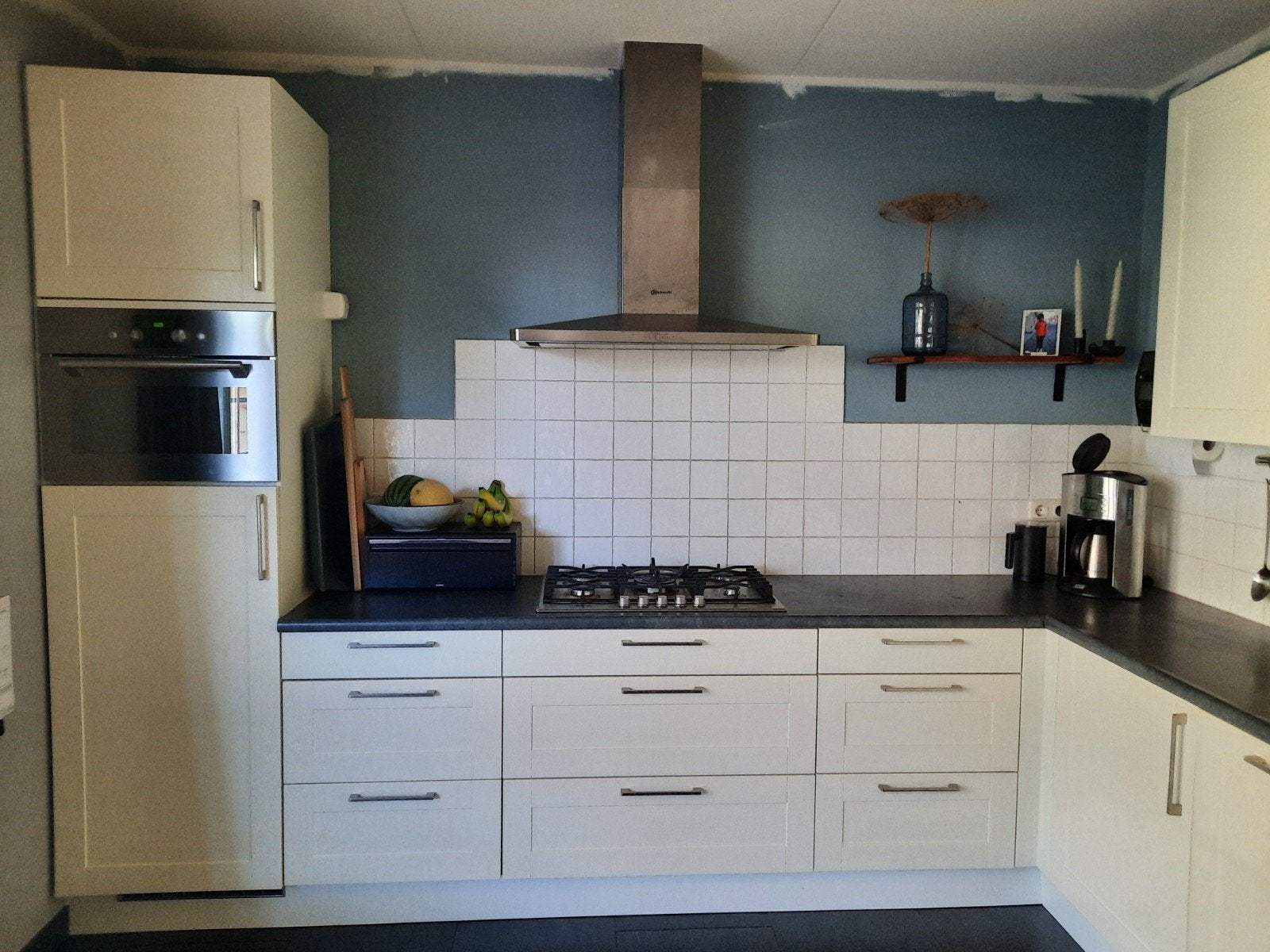 Hoekkeuken, Ophalen, Gebruikt, Wit, Hoekkeuken