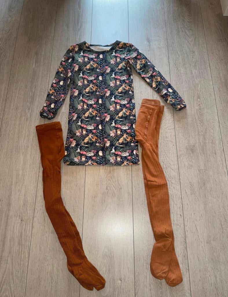 Just sol handmade jurkje 134, Ophalen of Verzenden, Zo goed als nieuw, Meisje, Jurk of Rok