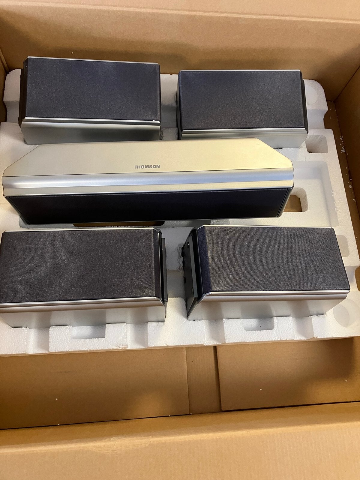 Thomson surroundspeakerset, Overige merken, Gebruikt, Ophalen of Verzenden, 5.1-systeem